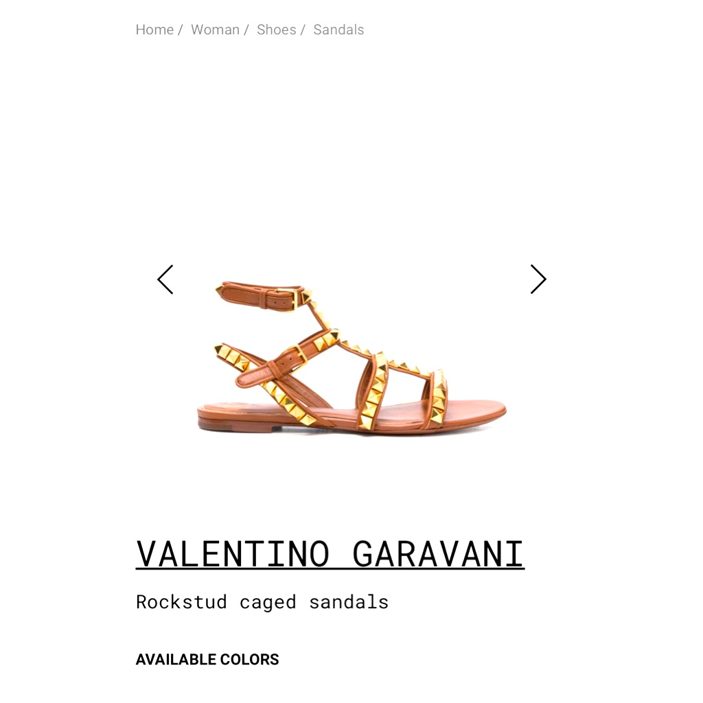 Valentino Garavani Caged Gladiator Sandals